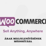 WooCommerce árak megjelenésének módosítása (ÁFA nélkül/ÁFA-val/ÁFA mennyisége)